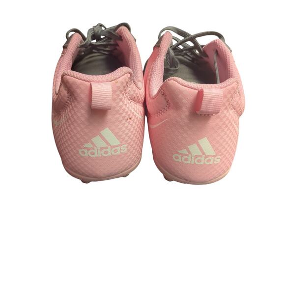 Adidas Rundown Baseball Molded Cleats Size 6 Gray Pink Low Profile Adult - Picture 3 of 7